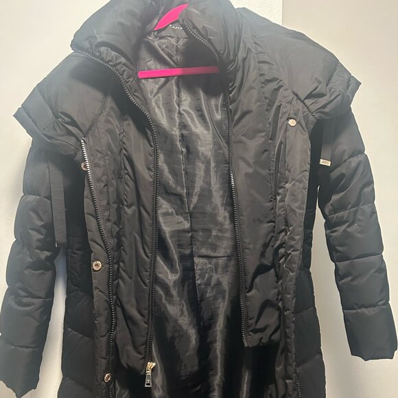 Tahari Hooded Down Coat - Picture 3 of 4